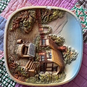 Charming Village Scene Wall Art